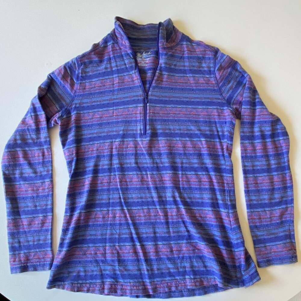 Vintage Woolrich Halfzip Midlayer - Women's Medium